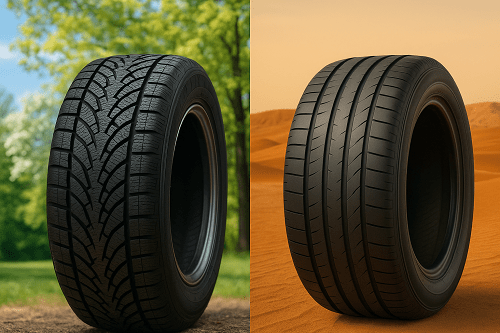 آیا از لاستیک‌های چهار فصل می‌توان برای مناطق خشک استفاده کرد؟