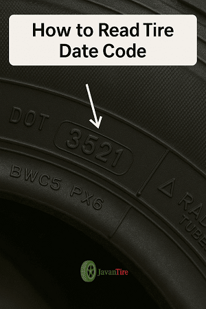 نحوه ی خواندن تاریخ لاستیک