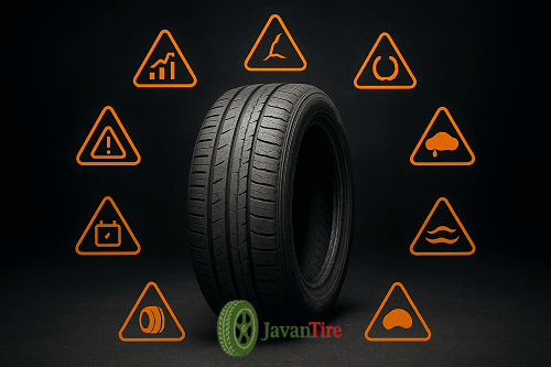 7 نشانه ی تعویض لاستیک