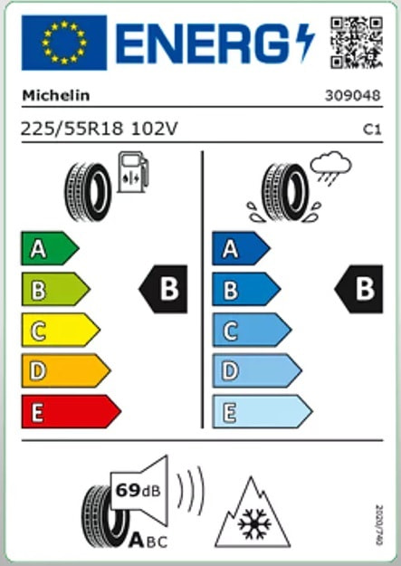اجزای برچسب انرژی لاستیک